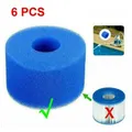 Cartouche filtrante pour Spa Intex Pure 6 pièces mousse lavable réutilisable Type Promotion 100%