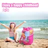 Large Mesh Beach Bag Foldable Storage Bag For Beach Swim And Pool Toys Balls Storage Bags Stay Away