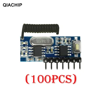 QIACHIP – décodeur de Code d'apprentissage récepteur 100 RF RX480E-4 pièces Module 433MHZ sans