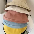 One Size Fashionable Travel Shopping Beach Fisherman Hat Round Beach Hat Washable for Dating Wear