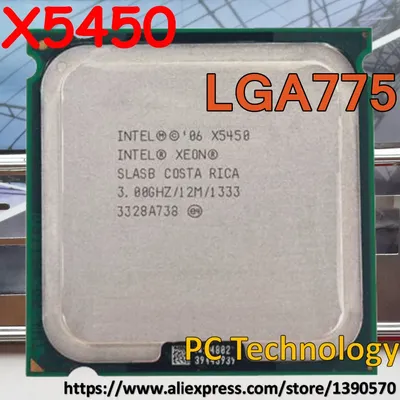 Processeur Intel Xeon X5450 d'origine 3.0GHz/12M/1333Mhz égal au processeur LIncome 775 Core 2