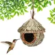 Nid d'oiseau extérieur pour la décoration de la maison maison de colibri petit accent d'oiseau