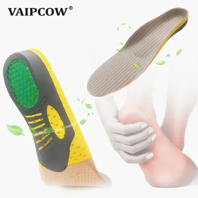 Semelles orthopédiques en PVC semelles de santé pour les chaussures insérer un support d'arc pour