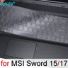 Coque de protection en Silicone pour ordinateur portable de jeu MSI Sword 15 Sword 17 15.6 17.3