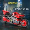 Technique 1:6 Échelle Cyber Jeu Kusanagi Moto Ct-3x Construction nuits Vehicel Briques Modèle