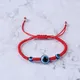 Bracelets à ficelle rouge pour Protection des mauvais yeux turcs bijoux à main de fatma