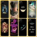 Coque de téléphone Disney Alice au pays des merveilles coque noire pour OPPO Find X2 Bery X5 Pro