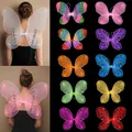 Ailes de lutin pour adultes et enfants robe de fée multicolore gros papillon Gelprops femmes