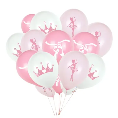 Ballons de ballet pour fille décorations de fête anniversaire baby shower mariage 18 pièces