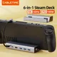 Support de station d'accueil pour Steam HUB USB C vers 4K 60Hz HDMI PD 100W USB 3.0 5gbps LAN