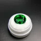 Pierre précieuse naturelle uto AA Trilliant taille nar émeraude verte valeur 10.00 cts 12x16mm