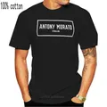 T-Shirt noir avec Logo Antony Morato Am Box pour homme nouveau RRP