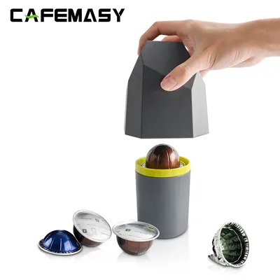CAFEBiens Y-Capsules de Café en Aluminium Poudre de Café Outil de Résidus pour Expresso Boîte