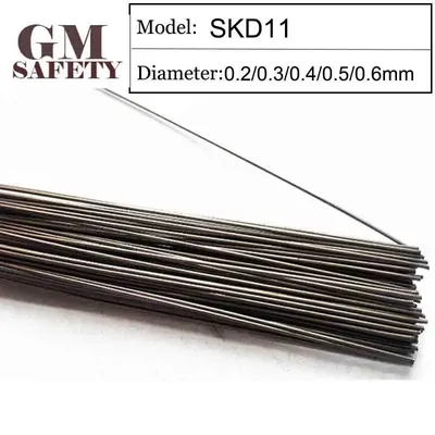 GM – fil à souder Laser de sécurité SKD11 0.2/0.3/0.4/0.5/0.6mm pour le travail en acier à froid