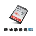 SanDisk – carte SD Ultra classe 10 C10 16 go/32 go/64 go/UHS-I go lecture 80 mo/s carte mémoire