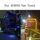 SCANIA-Lumière Ambiante LED 24V pour Camion Lampe de Toit Pare-Choc Porte Remorque Camion