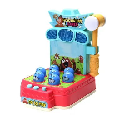 Machine de jeu d'arcade avec filtres à pièces jouet Whack Mole pour enfants mini jouet coule avec