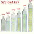 5 Pcs/Lot Gradation led Lampe g23 g24 e27 led lampe convaincu 10W 12W 15W 18W 20W 25W LED Maïs