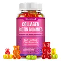 Mulittea Biotin Collagen Gummies Partners Hair Skin Care Nail Health AugWhitele collagène 10000