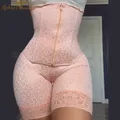 Fajas Colombianas-Short et corset College roses haute compression entraîneur de taille lifting