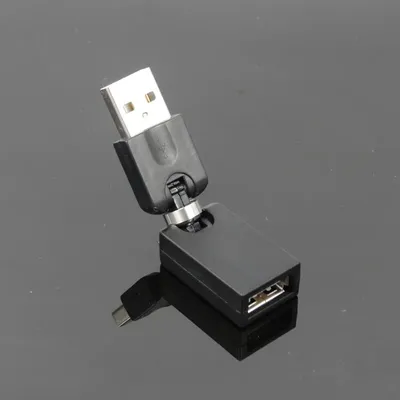Adaptateur USB 360 Flexible et Rotatif Angle de Torsade Résistant à 2.0 ° Convertisseur