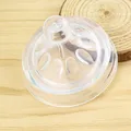 Tétines en silicone pour bébé sucette non toxique sûre pour enfant transparent doux simple