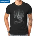 T-shirt Alien vs Predator en pur coton pour homme haut à col rond et manches courtes de grande