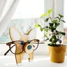 Support de lunettes chien Corgi H55A cadeau de noël porte-lunettes en bois fait à la main