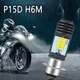 Phare de moto LED 16SMD P15D H6M 15W 4000lm 12v faisceau Hi/Lo phare anti-brouillard ampoule