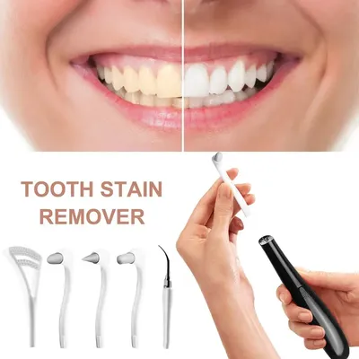 Détartreur dentaire électrique 5 en 1 sonique dissolvant de tartre taches blanchiment des dents