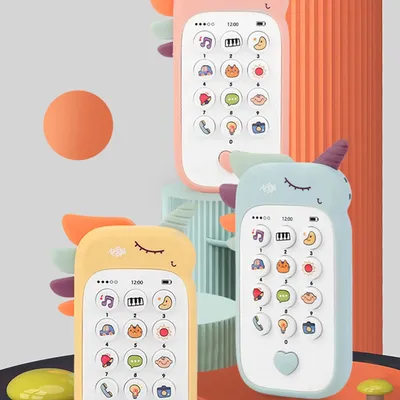 Téléphone musical bilingue pour bébé jouet de simulation d'artefact de sommeil pour enfants cadeau