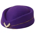 Chapeau d'hôtesse de l'air béret pour femmes chapeaux de fête Costume Cosplay uniforme formel