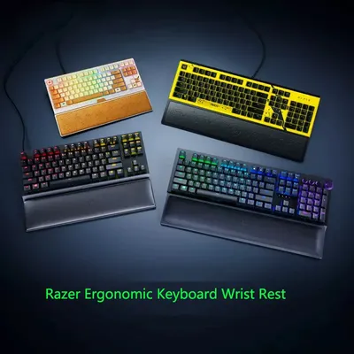 Razer-Mini clavier ergonomique sans tencontinent clavier pleine grandeur aide-poignet confort