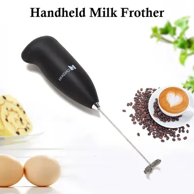 Mini batteur à œufs portable électrique mousseur à lait batteur à cappuccino mélangeur de