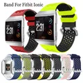 Bracelet de sport en silicone bicolore pour montre intelligente Fitbit Ionic bracelet de montre