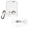 Étui de protection pour écouteurs sans fil silicone transparent housse optique accessoires pour