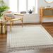 Ajda 2'7" x 7'3" Cottage Bone/Eggplant/Cloud Gray/Nutmeg/Dark Gray Runner - Hauteloom