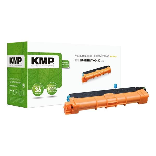 KMP Toner ersetzt Brother »TN243C« blau Image