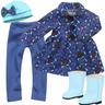 Sophia's by Teamson Kids Winter Outfit con stivali per bambole da 14,5 , blu