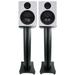 (2) Rockville APM5W 5.25 USB Studio Monitor Speakers+28 Black Premium Stands