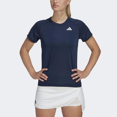adidas Club Tee 2023 Women's Tennis Apparel Collegiate Navy