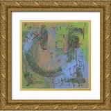 Randy Noble Fine Art 15x15 Gold Ornate Wood Framed with Double Matting Museum Art Print Titled - Agent Of Power