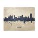 Michael Tompsett Buffalo New York Skyline Concrete Canvas Art