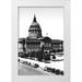 Vintage San Francisco 23x32 White Modern Wood Framed Museum Art Print Titled - City Hall San Francisco CA