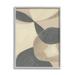 Stupell Industries Modern Beige Boho Abstract Overlapping Shapes Framed Wall Art 11 x 14 Design by Kippi Leonard