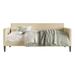 Home Design Inc. Sutton Twin Daybed Upholstered/Polyester in Brown | 35.4 H x 42.1 W x 80.7 D in | Wayfair 50029-021