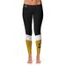 Women's Black/Gold Emporia State Hornets Ankle Color Block Yoga Leggings