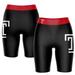 Women's Black/Red Temple Owls Logo Bike Shorts