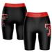 Women's Black/Red Texas Tech Red Raiders Logo Bike Shorts