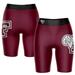 Women's Maroon/Black Fordham Rams Plus Size Logo Bike Shorts